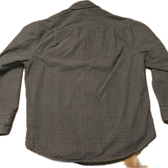 Vintage Houndstooth Plaid Fleece Lined Insulated Button Barn Coat Jacket Shirt L - Picture 9 of 15